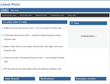 Tablet Screenshot of latestpoint.com